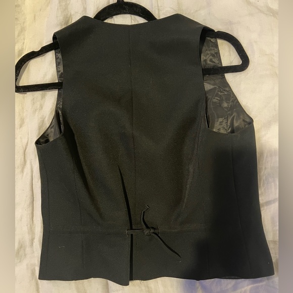 Panther WOMENS black Vest with Buttons & Fully Lined - Picture 6 of 6